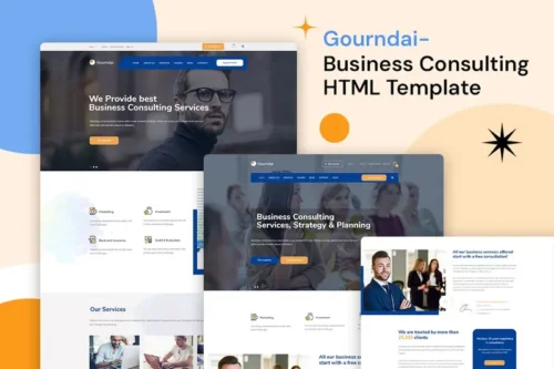 Mua Gourndai - Business Consulting HTML Template giá rẻ