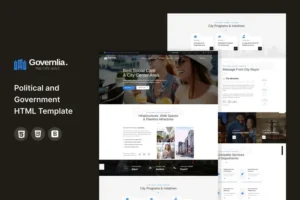 Mua Governlia - Political and Government HTML Template giá rẻ