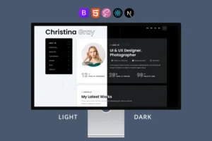 Mua Gray - NextJS Personal vCard/Portfolio Template giá rẻ