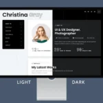 Gray – Personal vCard/Portfolio Template