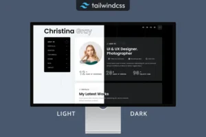 Mua Gray - Tailwind Personal vCard/Portfolio Template giá rẻ