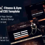 Gymfito – Tailwind CSS Fitness & Gym HTML Template