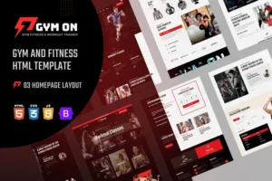 Mua GymOn - Gym and Fitness Club HTML Template giá rẻ