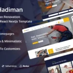 Hadiman – React NextJs Handyman Renovation