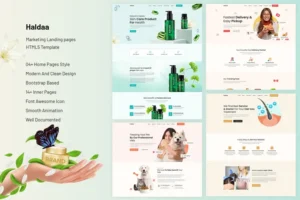 Mua Haldaa- Marketing Landing pages HTML5 Template giá rẻ