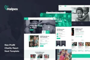 Mua Halpes - Non Profit Charity React Next Template giá rẻ