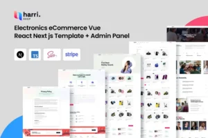 Mua Harri – eCommerce React Next js + Admin Panel giá rẻ
