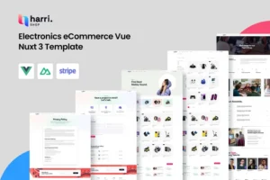 Mua Harri – Electronics eCommerce Vue Nuxt 3 Template giá rẻ