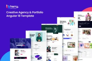 Mua Harry - Creative Agency Angular 18 Template giá rẻ