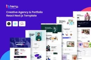 Mua Harry - Digital Agency React Next js Template giá rẻ