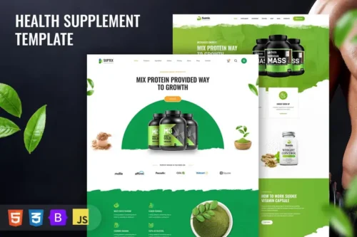Mua Health Supplement Landing Page giá rẻ
