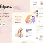 Helpass – Charity Nonprofit HTML5 Template