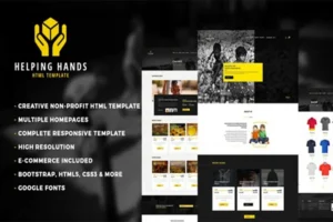 Mua Helping Hands - Nonprofit Charity & NGO Fundraisin giá rẻ