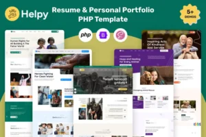 Mua Helpy - Charity And Fundraising PHP Template giá rẻ