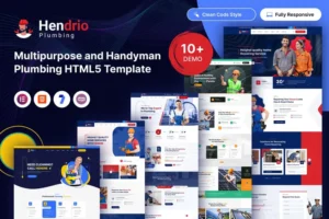 Mua Hendrio – Handyman & Plumbing HTML5 Template giá rẻ