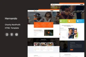 Mua Hernando - Charity NonProfit HTML Template giá rẻ
