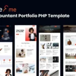 HireMe – Accountant Portfolio PHP Template