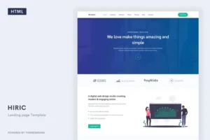 Mua Hiric - Bootstrap 5 Landing Page Template giá rẻ