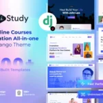 HiStudy Online Courses Education Django 5 Template