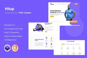 Mua Hitup - Fitness and Gym HTML Template giá rẻ