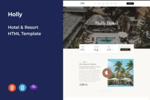 Mua Holly - Hotel & Resort HTML Template giá rẻ