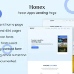 HONEX – React Apps Landing Page