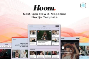 Mua Hoom - News & Magazine NextJS Template giá rẻ