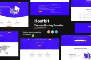 Mua Hostbit – Domain Hosting Provider HTML Template giá rẻ