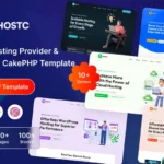 Hostc Web Hosting Provider WHMCS CakePHP Template