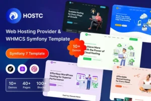 Mua Hostc Web Hosting Provider WHMCS Symfony Template giá rẻ