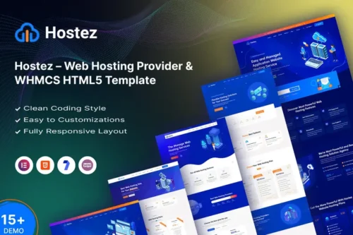 Mua Hostez – Web Hosting & WHMCS HTML5 Template giá rẻ