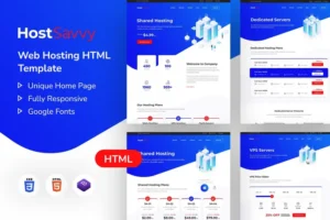 Mua HostSavvy | Web Hosting HTML Template giá rẻ