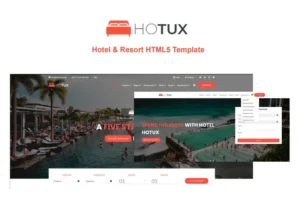 Mua Hotux - Hotel & Resort HTML5 Template giá rẻ