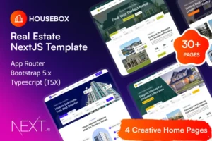 Mua HouseBox - Real Estate NextJS Redux Template giá rẻ