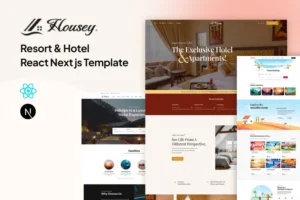Mua Housey - Resort & Hotel React Next js Template giá rẻ