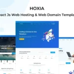 Hoxia – React Web Hosting & Web Domain Template