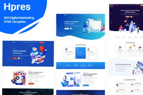 Mua Hpres-SEO Digital Marketing HTML Template giá rẻ