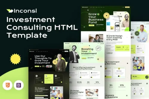 Mua Iconsl - Investment Consulting HTML Template giá rẻ