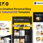 Ideko – Modern Creative Personal Blog NextJS