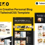 IDEKO – Modern Creative Personal Blog Template