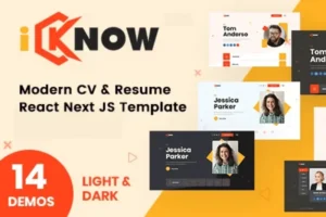 Mua iKnow - Personal Portfolio React NextJS Template giá rẻ