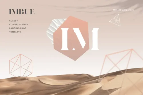 Mua Imbue - Classy Coming Soon & Landing Page Template giá rẻ