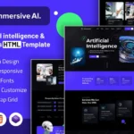 Immersive AI | Robotics HTML Template