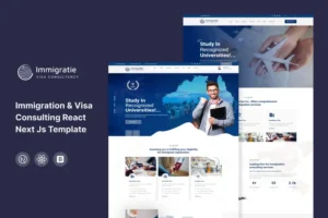Mua Immigratie - immigration and Visa Next Js Template giá rẻ