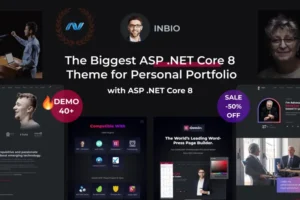Mua InBio - Personal Portfolio ASP.NET Core 9 Template giá rẻ