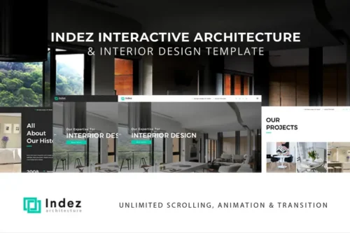 Mua Indez Architecture & Interior Template giá rẻ
