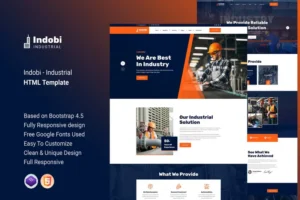Mua Indobi - Industrial HTML Template giá rẻ