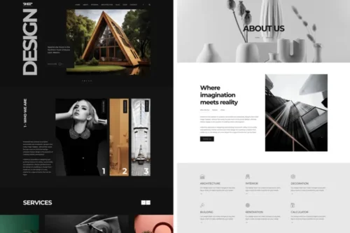 Mua Indochine - Architecture & Interiors HTML Template giá rẻ