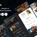 Indudus – Industry & Factory React Js Template