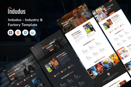 Mua Indudus - Industry & Factory Template giá rẻ